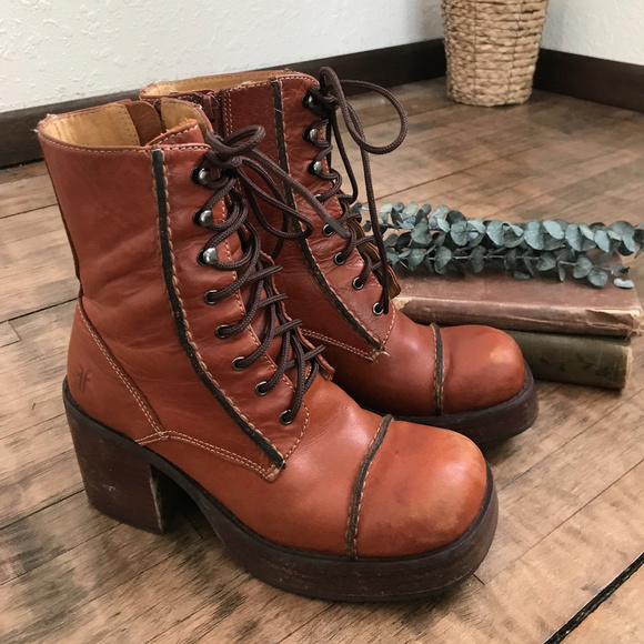 frye villager lace boots